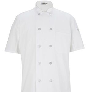 Edwards White Chef Jacket - Classic Double-Breasted style 3333 size large